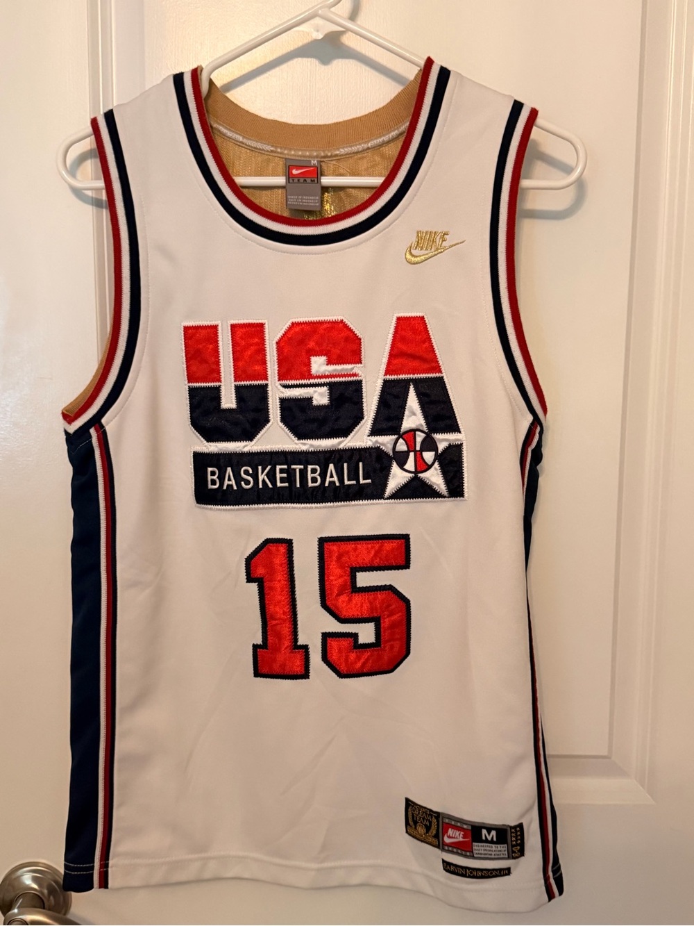 🏀 Magic Johnson Team USA Basketball Jersey – Men’s Medium 🇺🇸